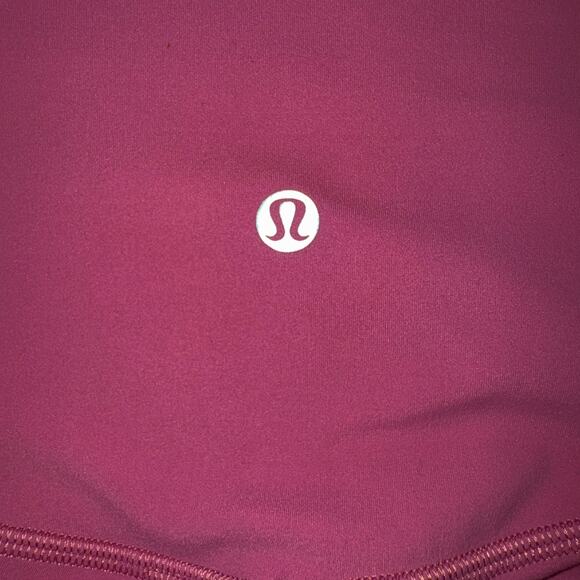 Lululemon Align High Rise Leggings 25” Pink Nulu Size 6 - Picture 4 of 8